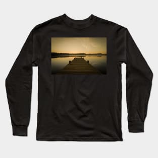 Sunrise on lake Long Sleeve T-Shirt